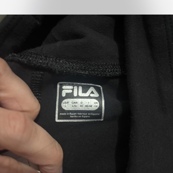 Fila Black biker Shorts - Picture 5 of 5
